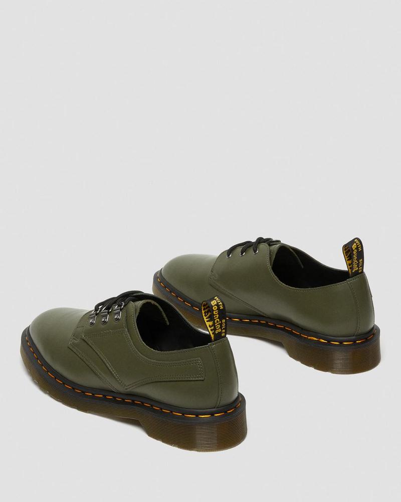 Dr Martens 1461 Verso Smooth Leren Oxford Schoenen Dames Groen | NL 419PJJ